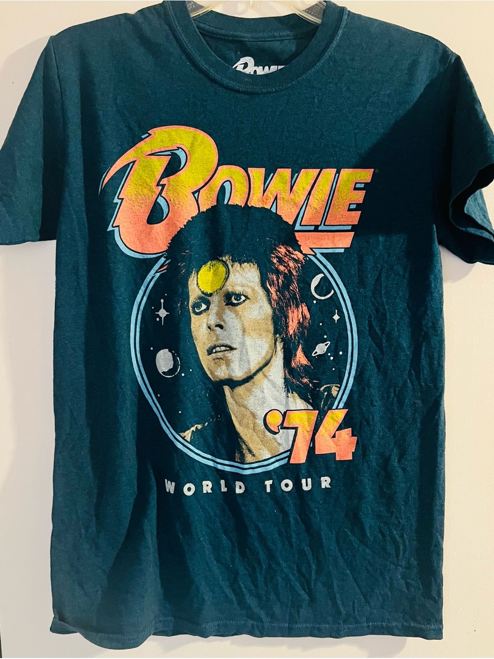 David Bowie Retro Graphic Tee - Black S